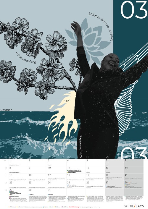 Der wholidays-Kalender 2021 – Entwürfe – #03_13