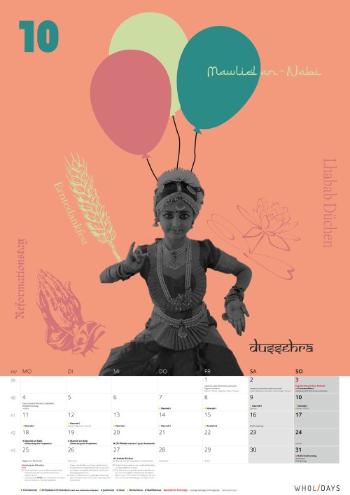 Der wholidays-Kalender 2021 – Entwürfe – #10_01